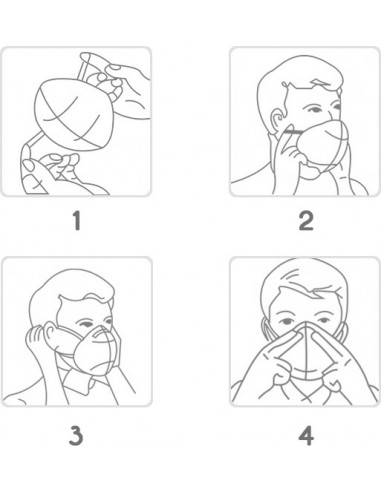 Μάσκες Προστασίας KN95 EXTRA-AIR SERIES 10τμχ