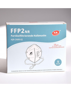 Μάσκα HJR-CN99-02 FFP2 NR Με Βαλβίδα 5τμχ