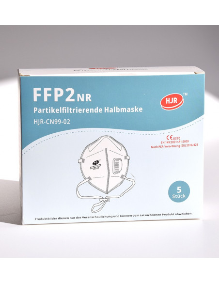 Μάσκα HJR-CN99-02 FFP2 NR Με Βαλβίδα 5τμχ