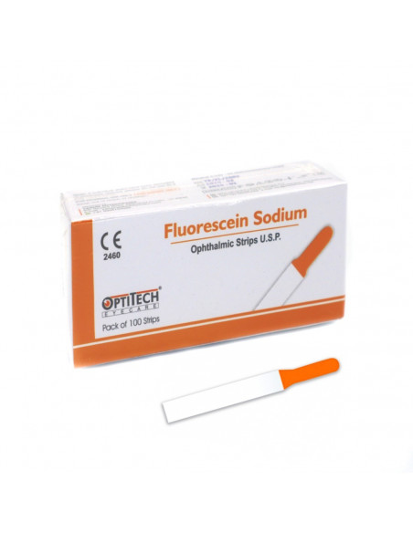 FLUORESCEIN OPHTHALMIC STRIPS U.S.P CE NC κουτί 100τμχ