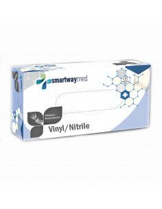 Γάντια Βινιτρυλίου Smartwaymed 100 τμχ Μαύρα
