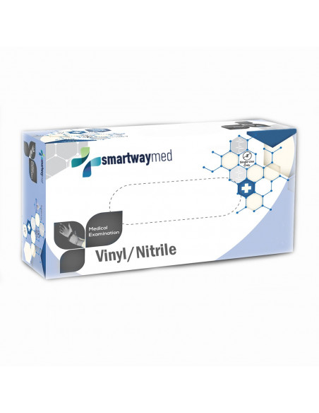 Γάντια Βινιτρυλίου Smartwaymed 100 τμχ Μαύρα