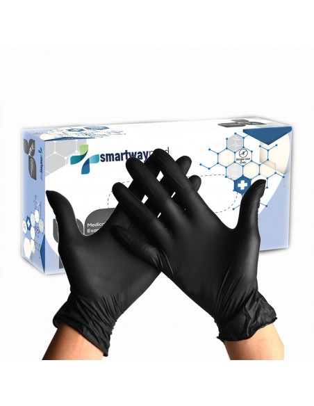 Γάντια Βινιτρυλίου Smartwaymed 100 τμχ Μαύρα