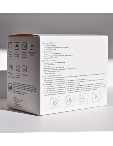 Μάσκα HJR-CN99-06 FFP3 NR Χωρίς Βαλβίδα 5τμχ