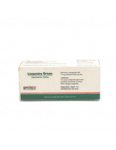 LISSAMINE GREEN LIS100 OPTHALMIC STRIPS ΚΟΥΤΙ 100τμχ 2