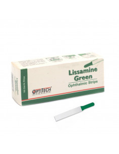 LISSAMINE GREEN LIS100 OPTHALMIC STRIPS ΚΟΥΤΙ 100τμχ