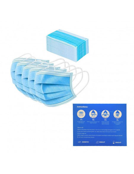 Μάσκες Χειρουργικές (Medical) 3ply 50τμχ